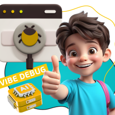 Тестирование & Vibe Debug. Охотники за багами - КИБЕРшкола программирования для детей, компьютерные курсы для школьников, начинающих и подростков - KIBERone г. Дзержинск