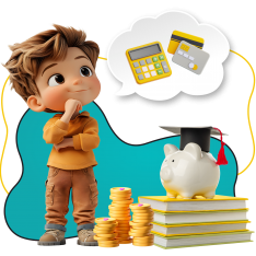 Финансовый интеллект вместе KIBERone - КИБЕРшкола программирования для детей, компьютерные курсы для школьников, начинающих и подростков - KIBERone г. Дзержинск