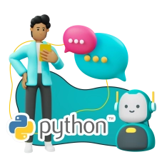 Умный чат-бот на Python на Telegram - КИБЕРшкола программирования для детей, компьютерные курсы для школьников, начинающих и подростков - KIBERone г. Дзержинск