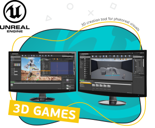 Unreal Engine 4. Игровой движок - Школа программирования для детей, компьютерные курсы для школьников, начинающих и подростков - KIBERone г. Дзержинск